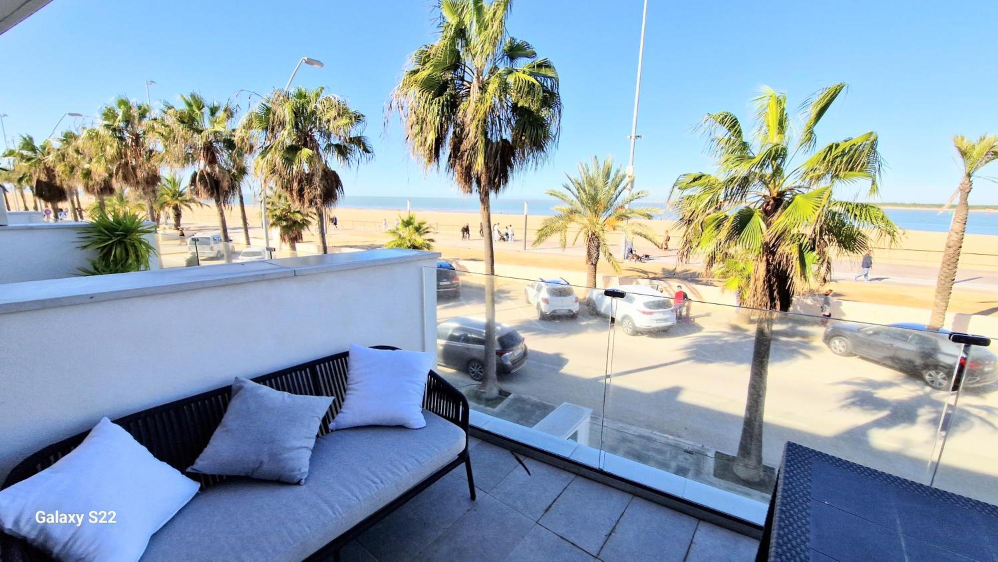 Boutelou Playa Con Vistas Al Mar Lägenhet Sanlúcar de Barrameda Exteriör bild